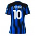 Günstige Inter Milan Lautaro Martinez #10 Heim Fussballtrikot Damen 2023-24 Kurzarm